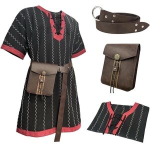 Vintage Brown Leather Belt Bag